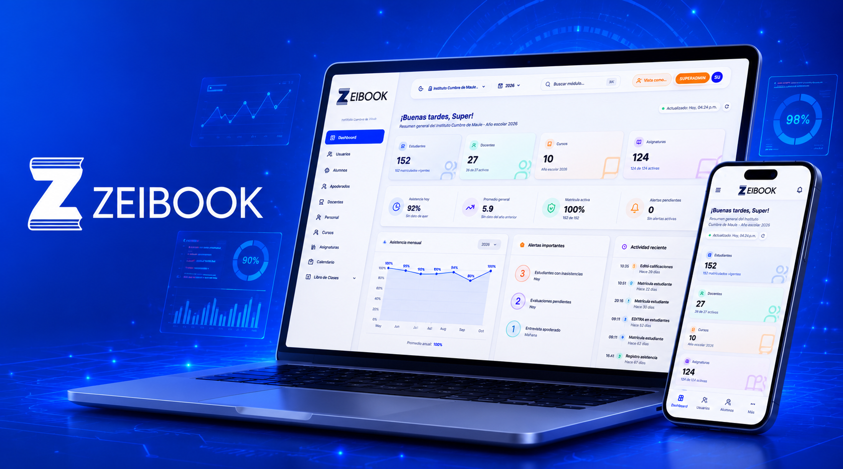 Zeibook — Gestión Escolar